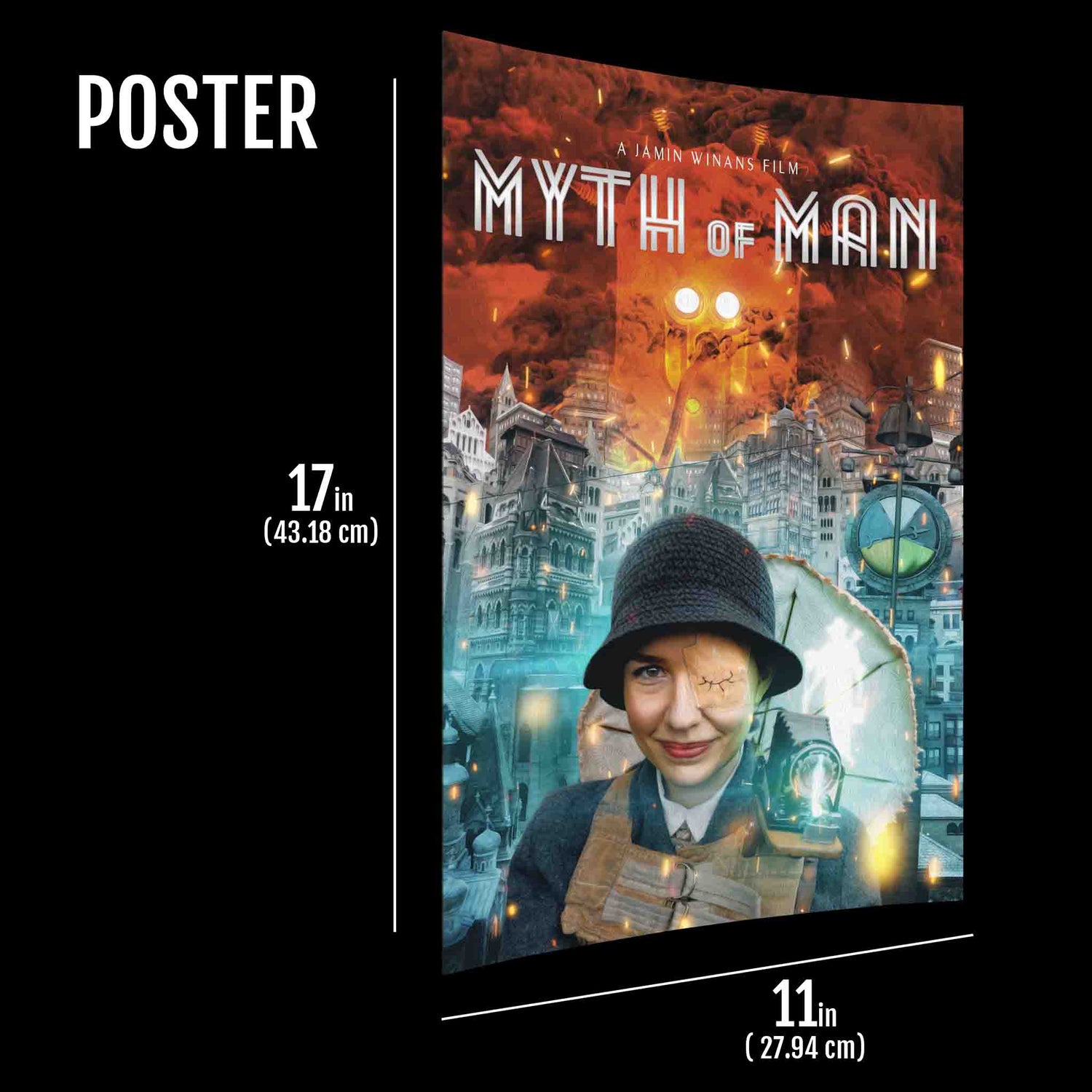 Myth of Man 11 x 17 Vertical Poster