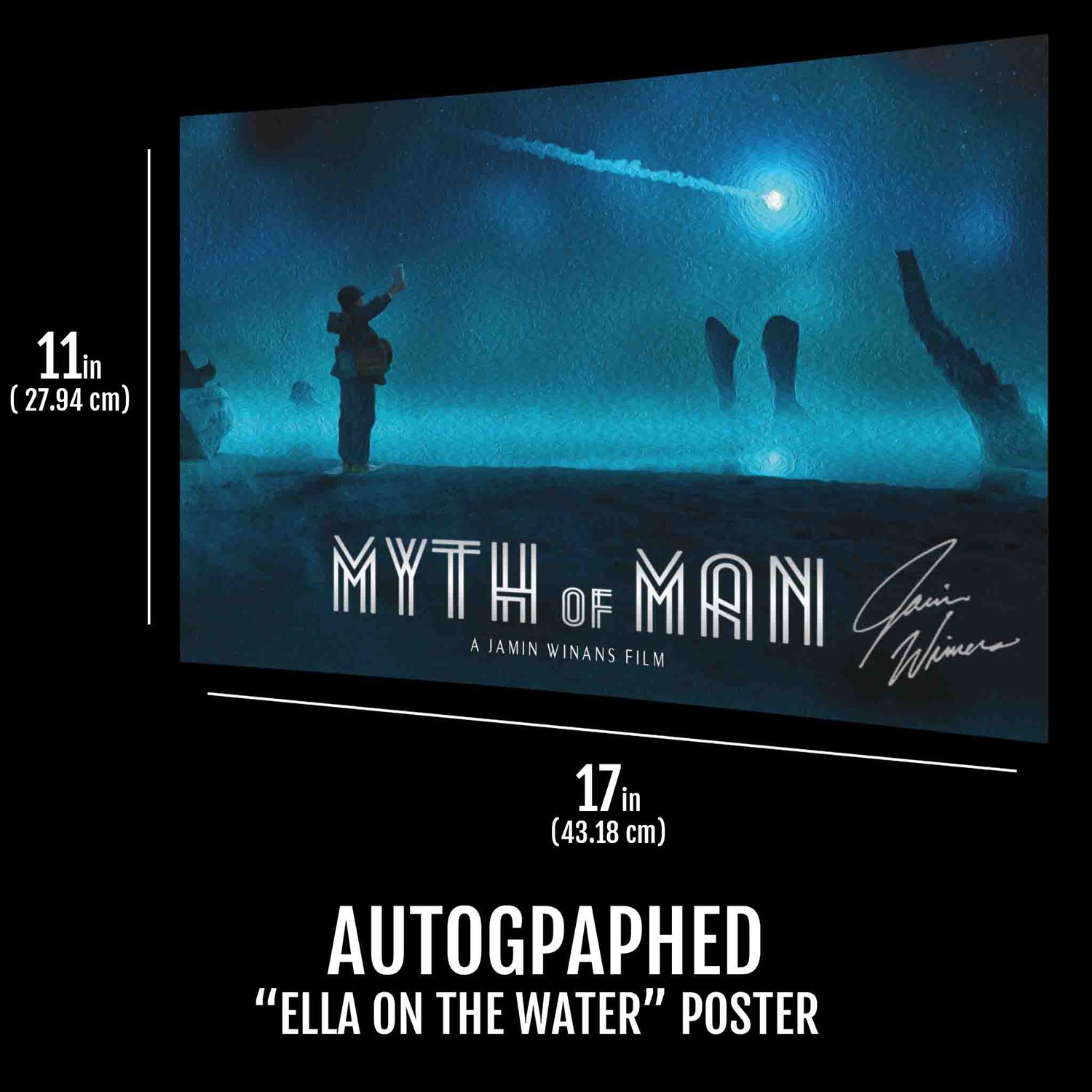 Myth of Man Autographed Horizontal Poster