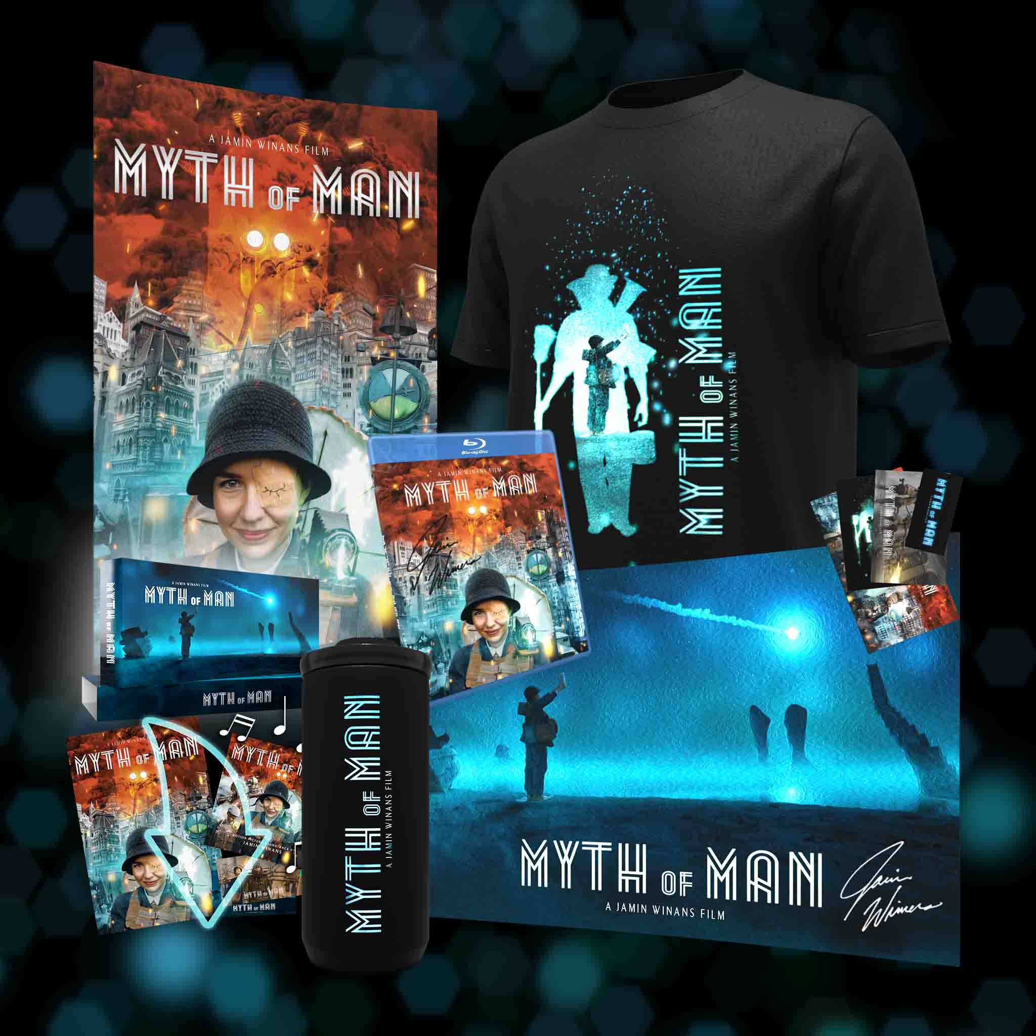 Myth Fans MYTH OF MAN SUPER FAN BUNDLE – Double Edge Films
