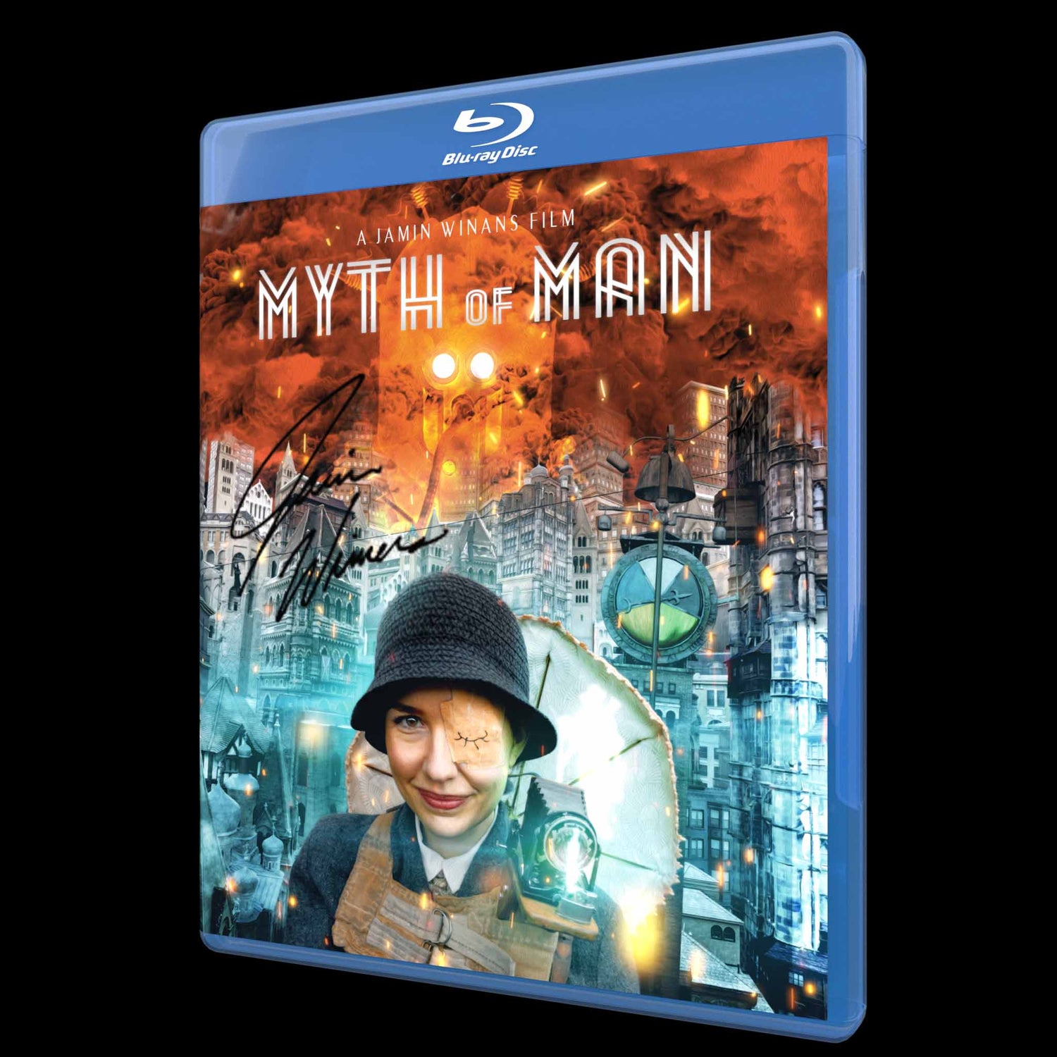 Myth of Man Blu-ray signed by Jamin Winans Left