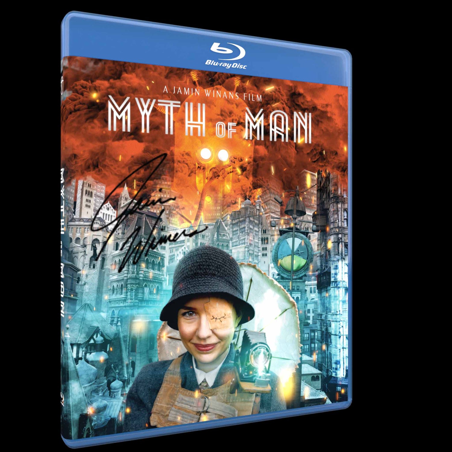 Myth of Man Blu-ray signed by Jamin Winans Right